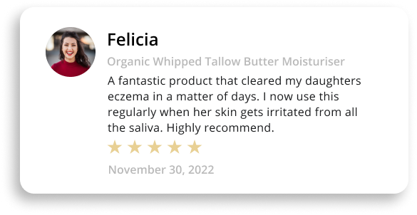 Organic Whipped Tallow Moisturizer (Eczema + Psoriasis Safe)